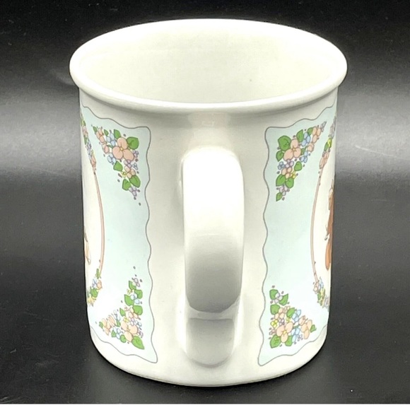 VINTAGE Footprints In The Sand Coffee Cup Mug Enesco PRECIOUS MOMENTS Collection - Picture 12 of 12